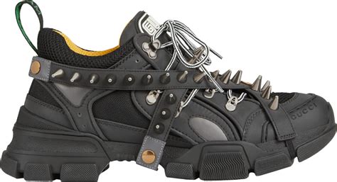 gucci sneakers with spike|Gucci flashtrek spikes.